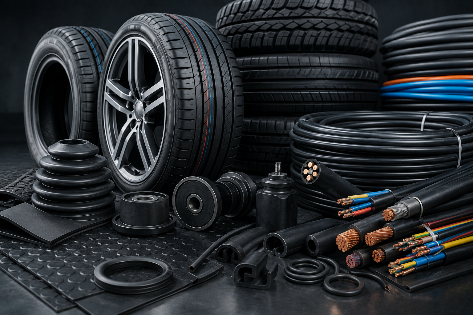 Rubber industry applications